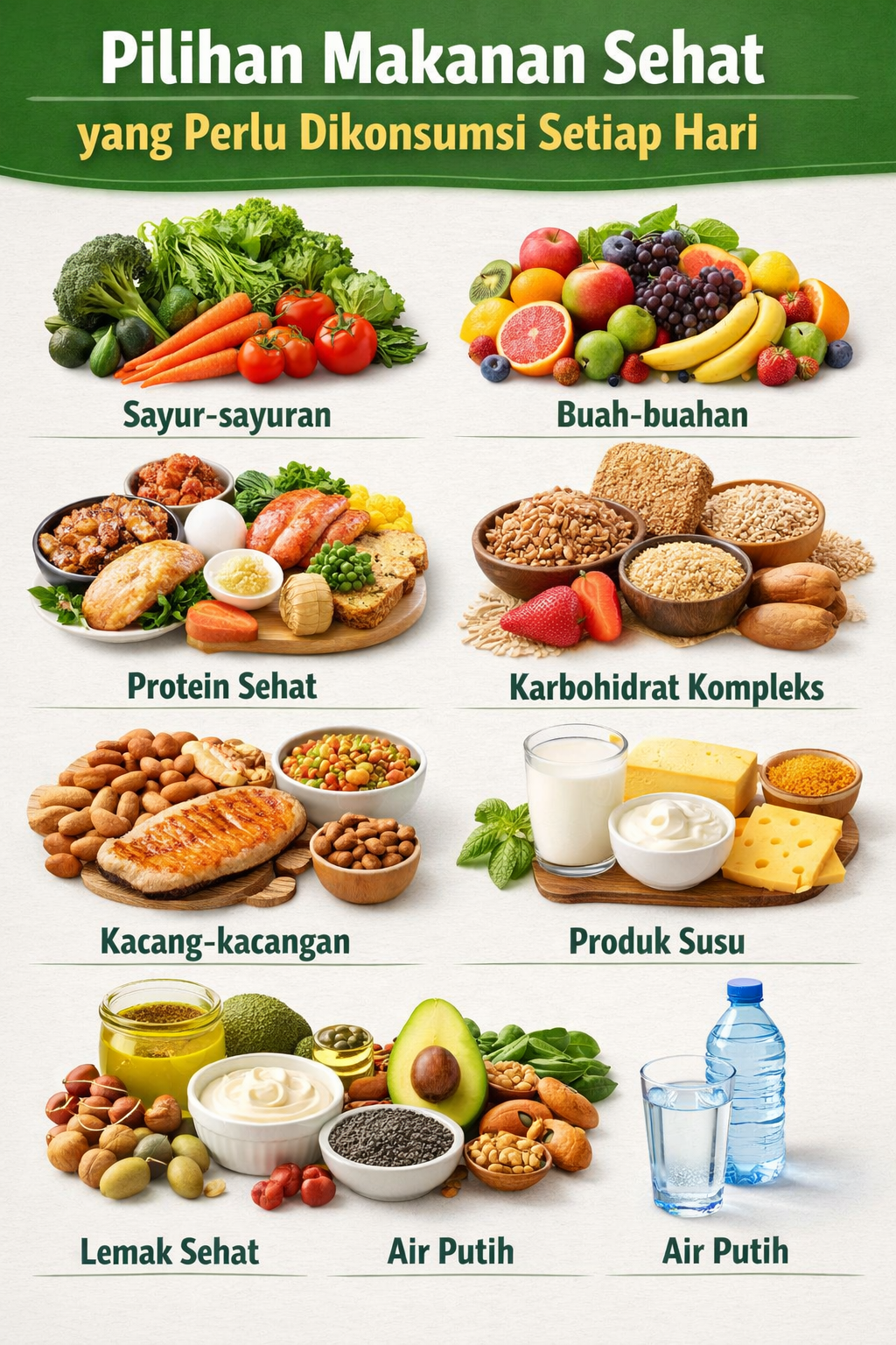 6. Pilihan Makanan Sehat yang Perlu Dikonsumsi Setiap Hari